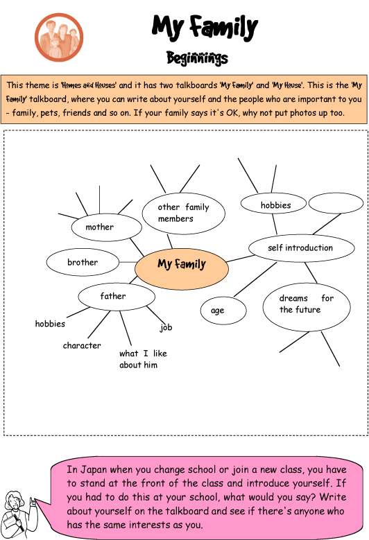 NEW 631 JAPANESE FAMILY WORKSHEET | family worksheet